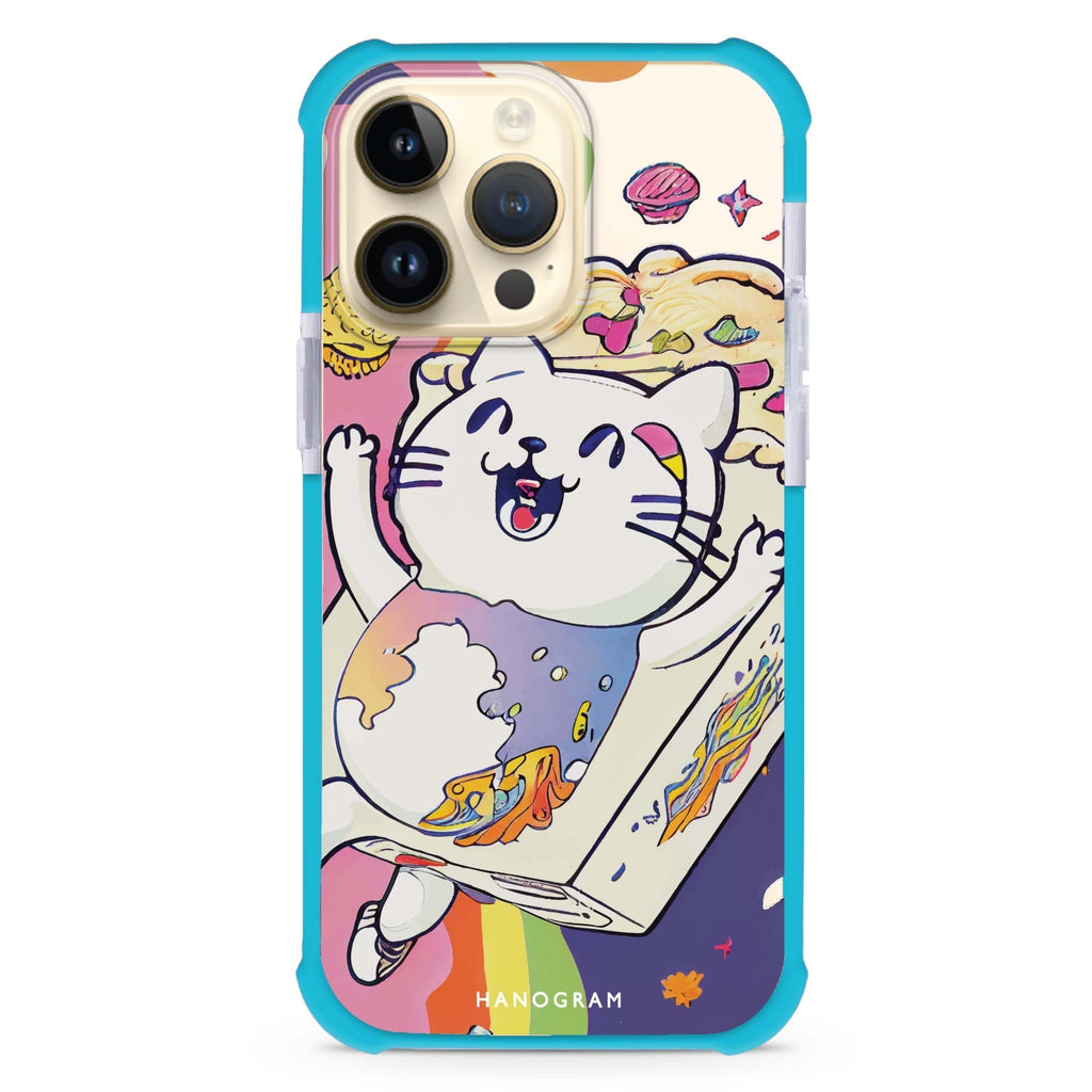 Rainbow Cat iPhone Magsafe 兼容超強防摔保護殼