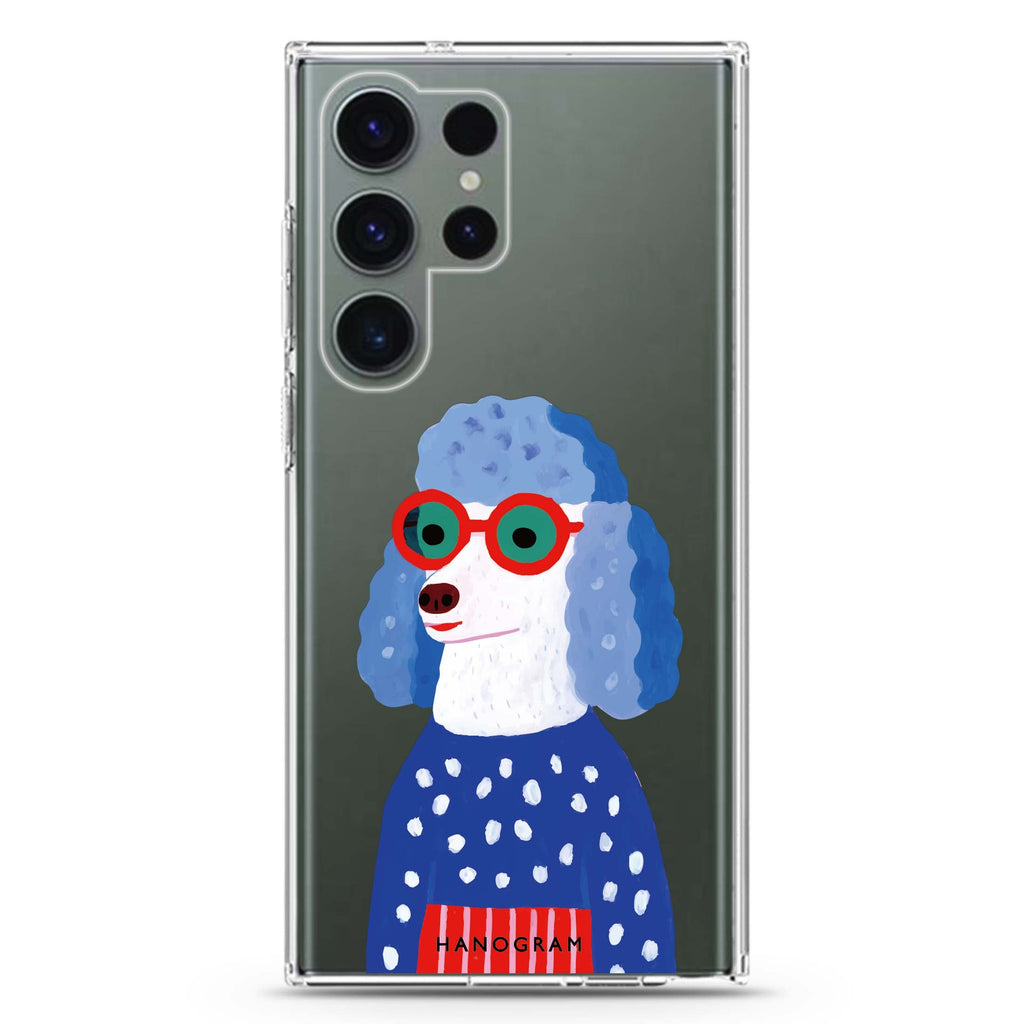 Groove Doggo Samsung Galaxy Ultra 透明保護殼，適用 S26/S25/S24/S23 Ultra，圖1