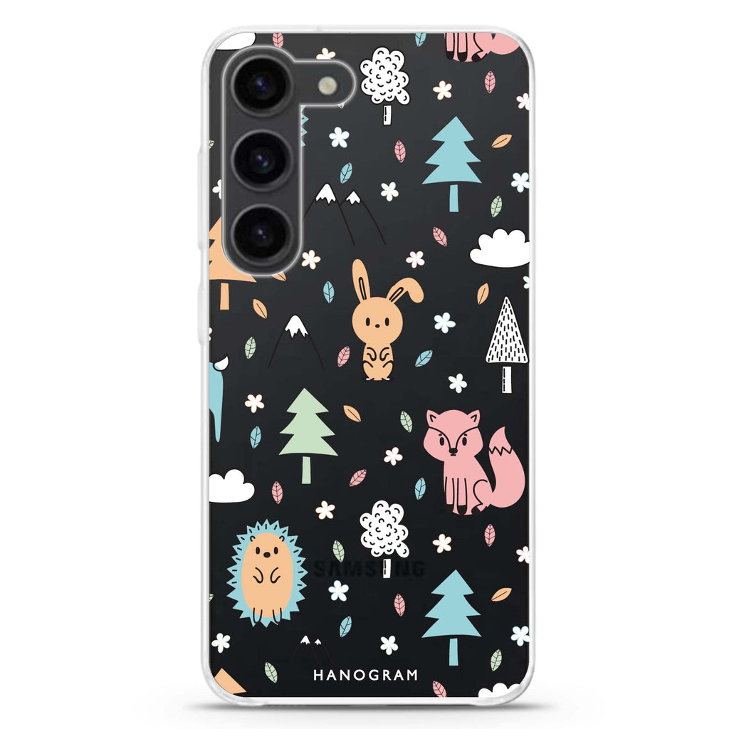 Whimsy Wildlife Samsung Galaxy 水晶透明保護殼