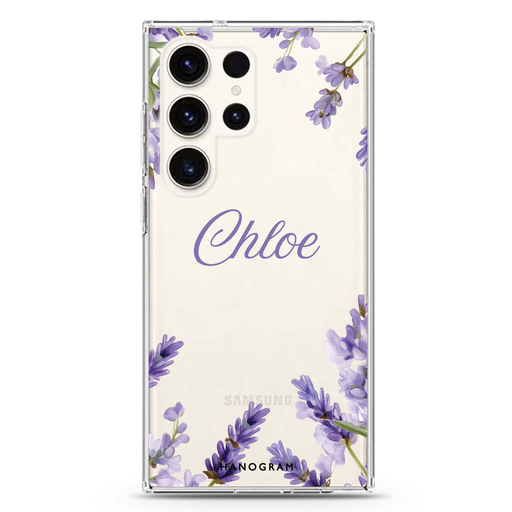 Lavender Corners Samsung Galaxy 水晶透明保護殼