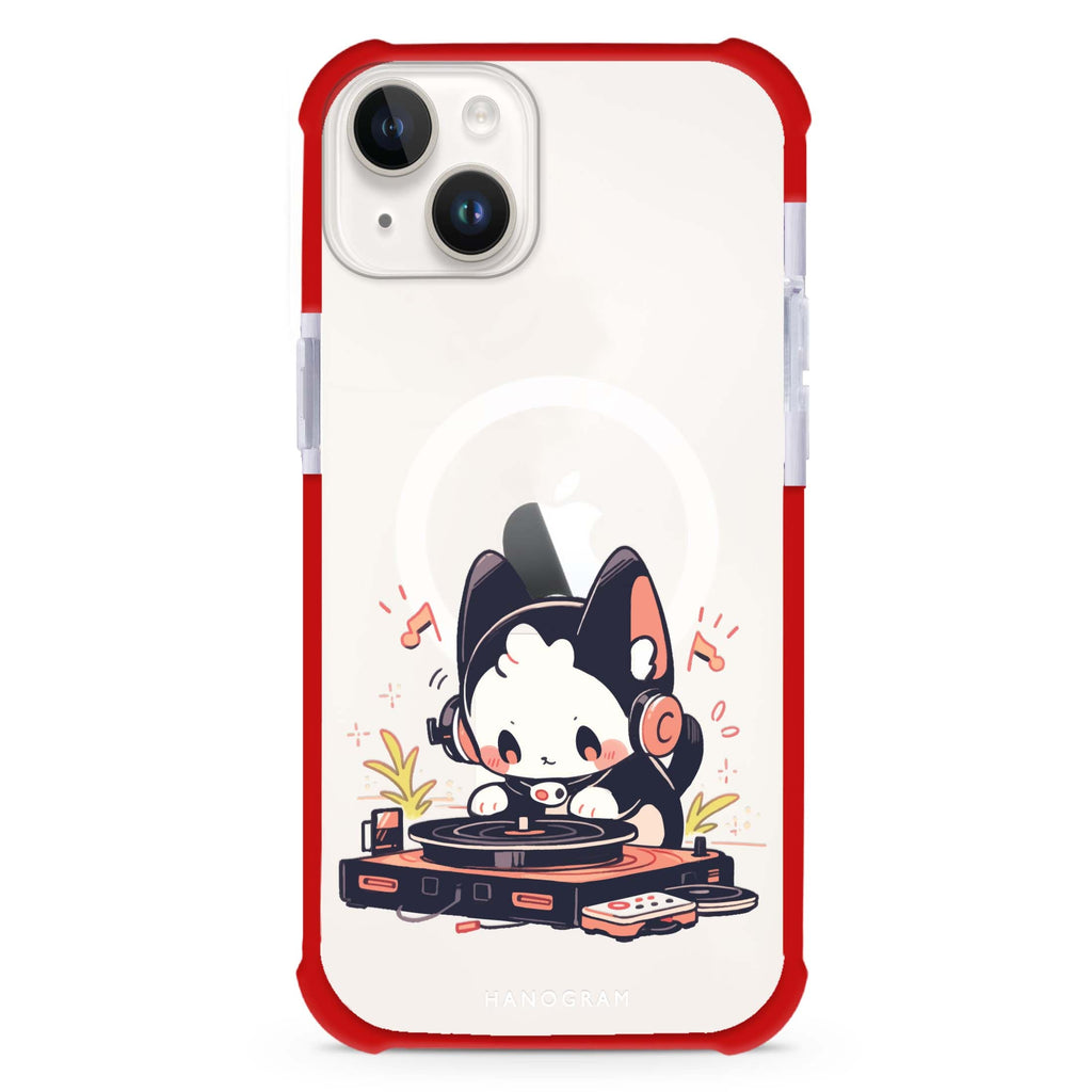 DJ Paws Play iPhone 15 Plus Magsafe 兼容超強防摔保護殼