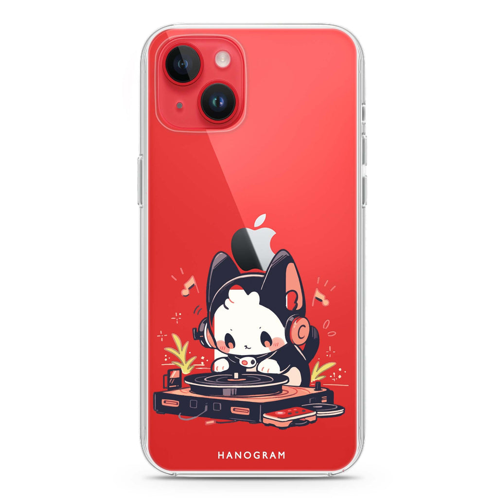 DJ Paws Play iPhone 14 水晶透明保護殼