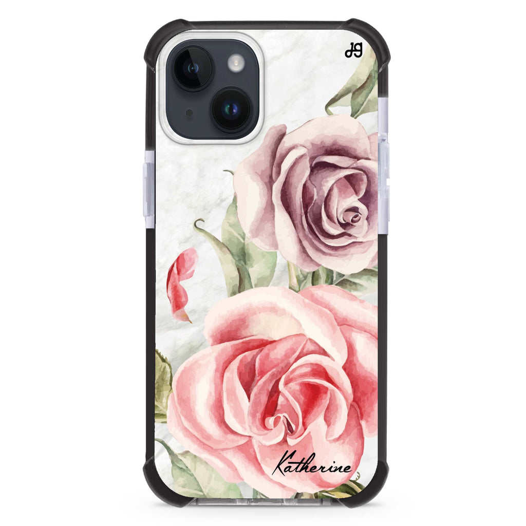 Marble & Rose iPhone 15 Plus Magsafe 兼容超強防摔保護殼
