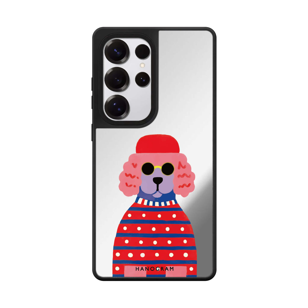 Groovy Poodle 鏡面手機殼