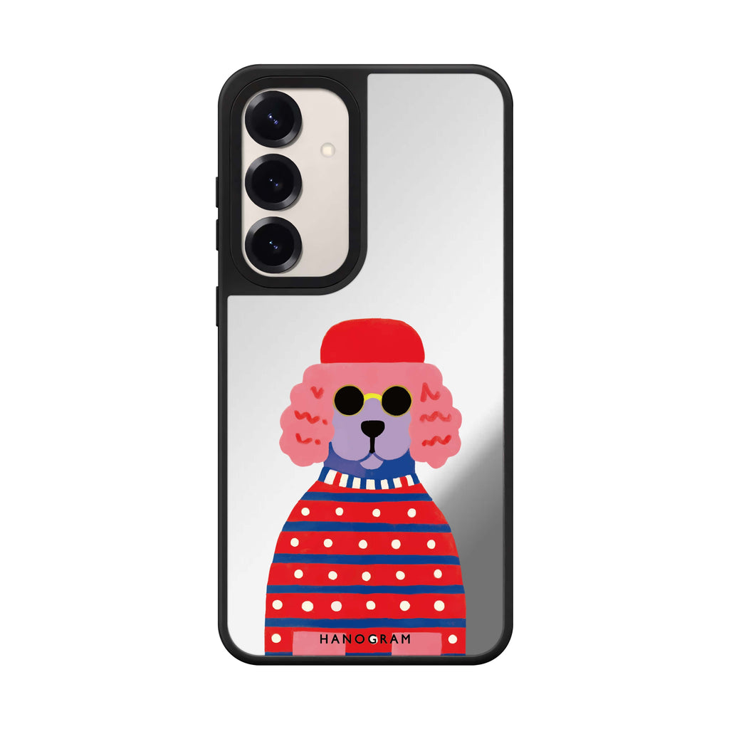 Groovy Poodle 鏡面手機殼