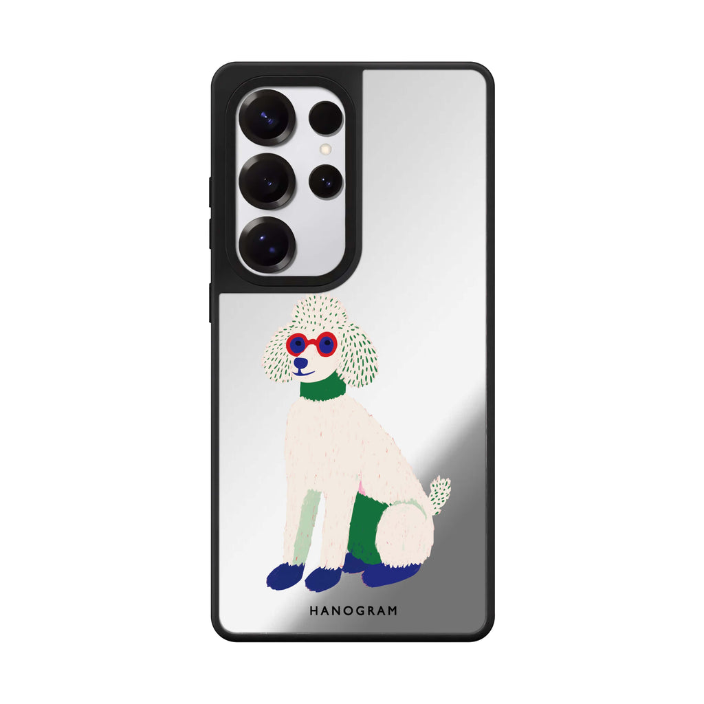 Peace & Poodle 鏡面手機殼