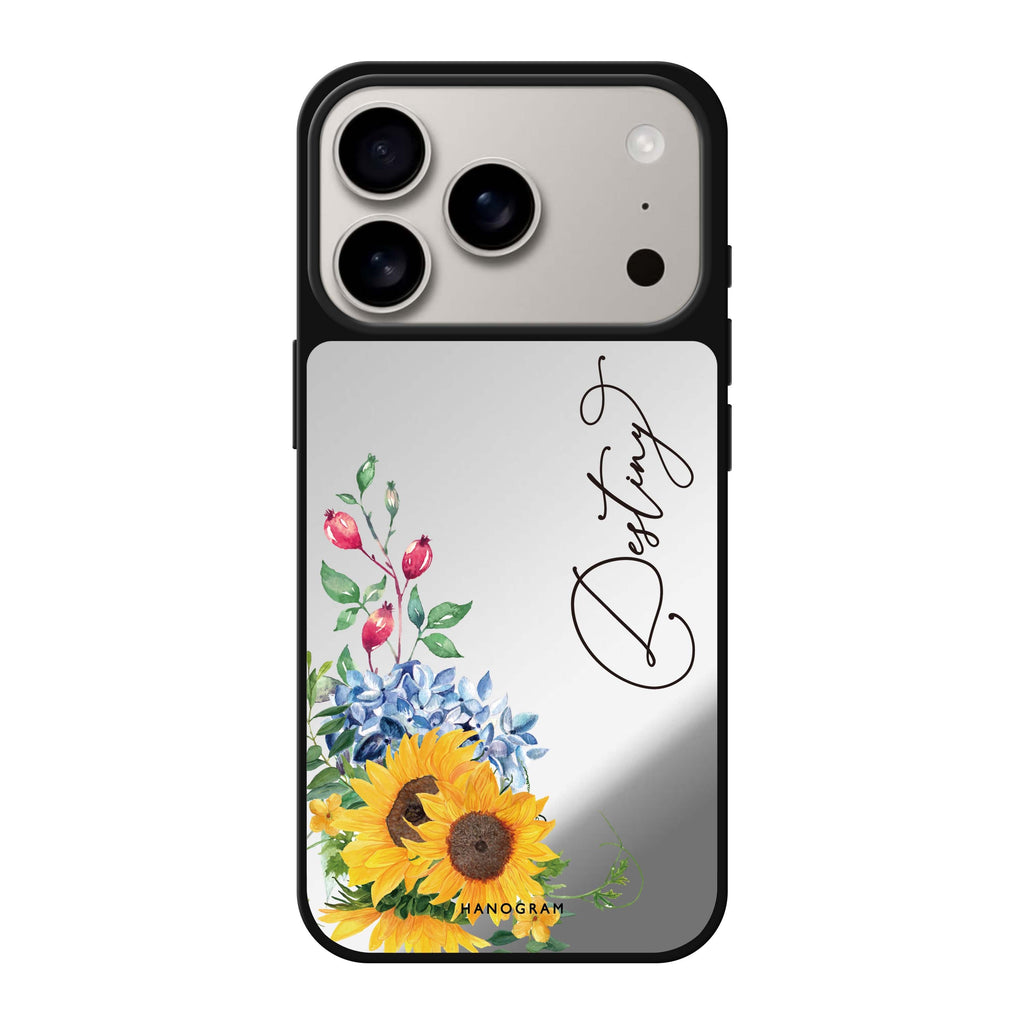 Blooming Sunflower 花卉太陽 iPhone 17 Pro Max 鏡面手機殼主圖