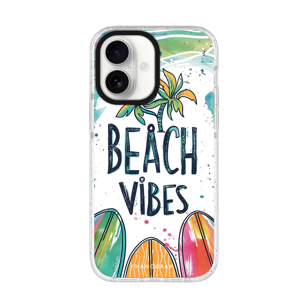 Sand and Surf iPhone 17 水晶透明保護殼正面展示