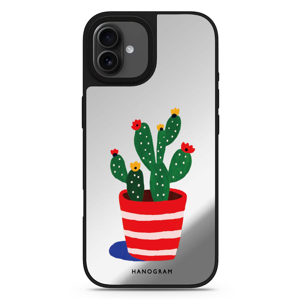 Spiky Friend iPhone 17 鏡面手機殼 主圖設計