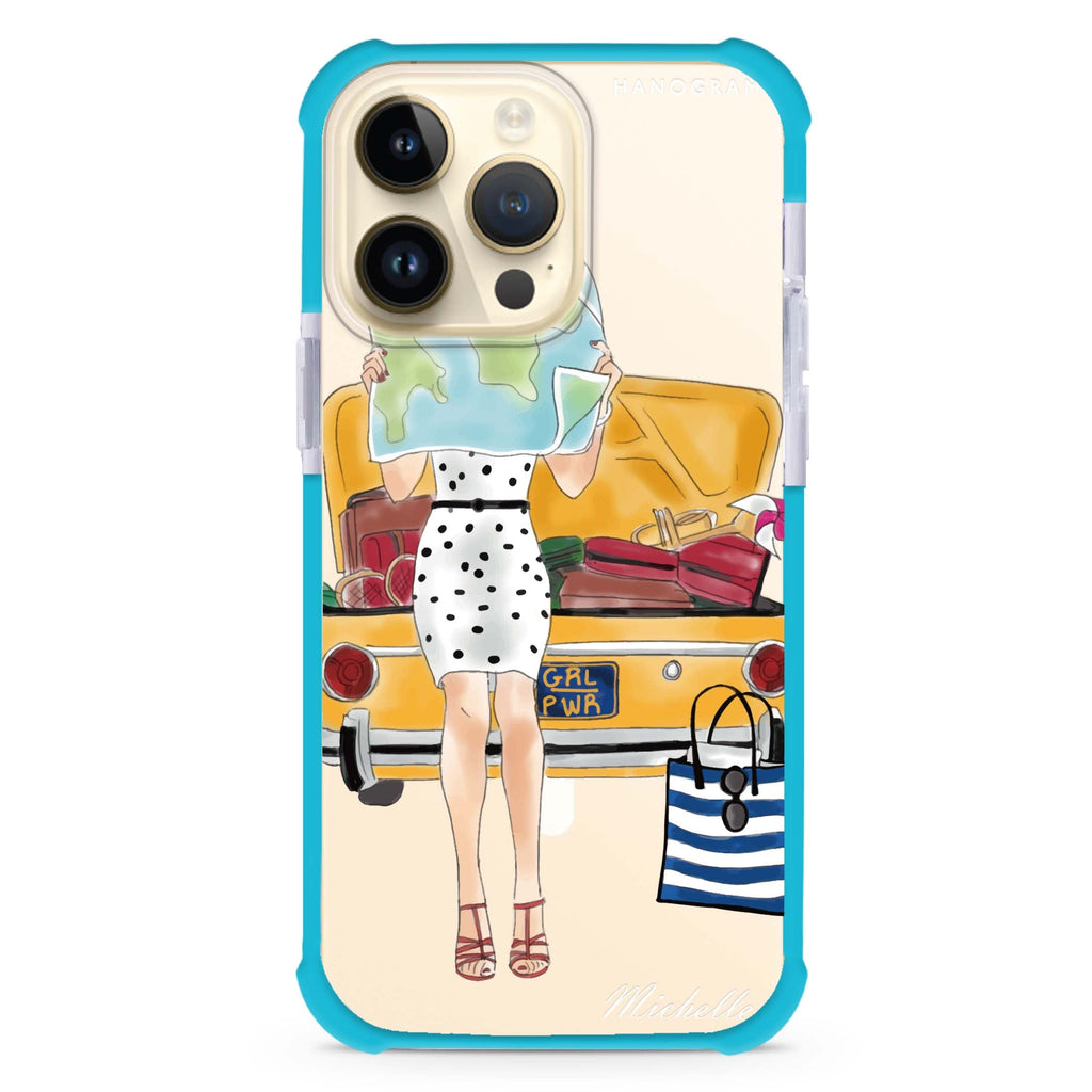 Travel girl III iPhone Magsafe 兼容超強防摔保護殼
