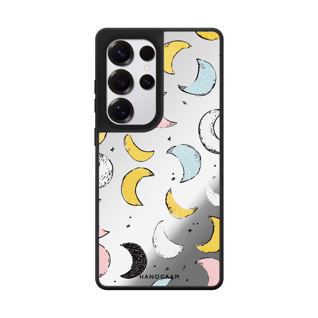 Dreamy Moon Doodles 鏡面手機殼