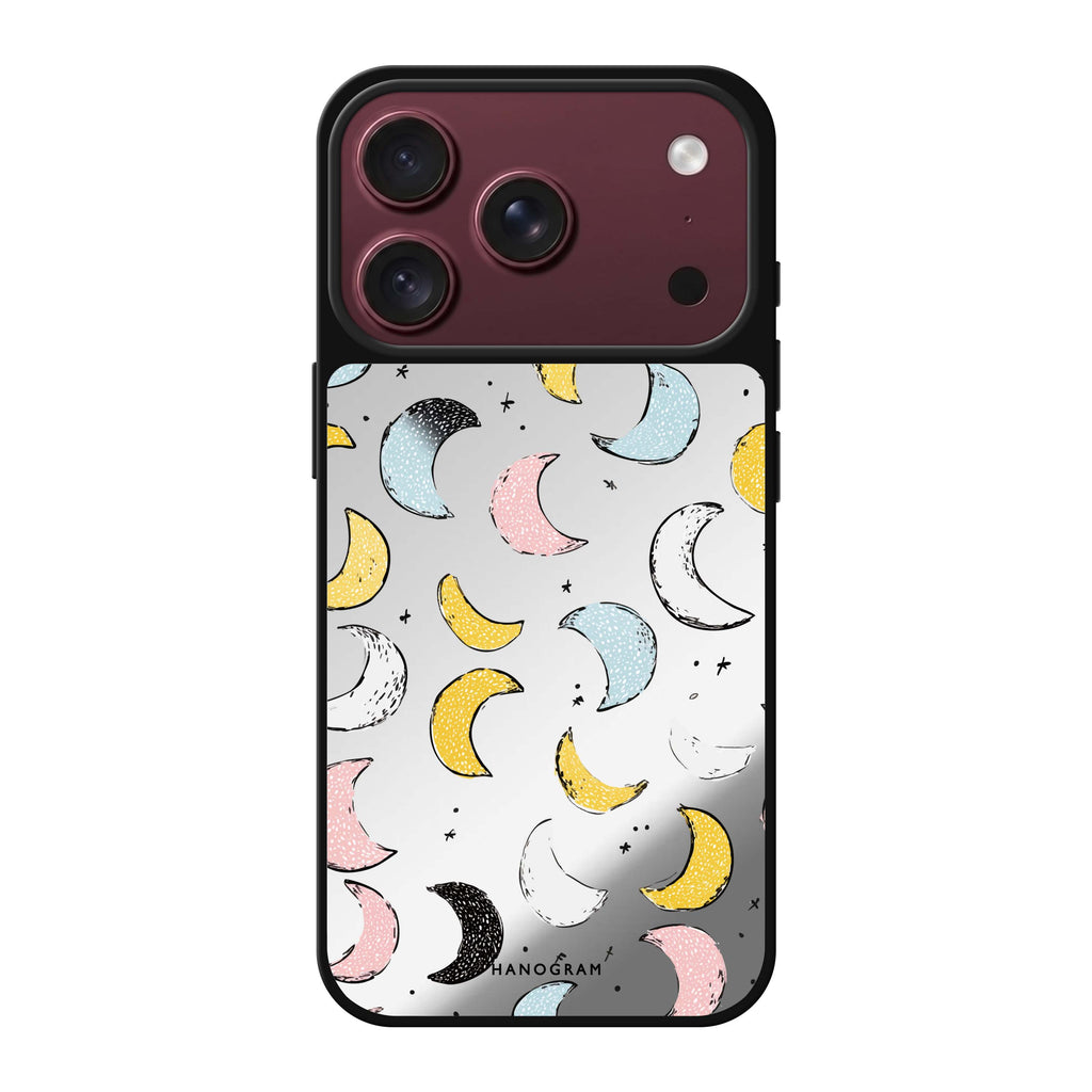 Dreamy Moon Doodles 鏡面手機殼