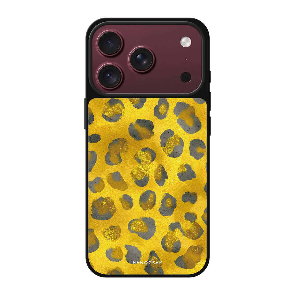 Golden Luxe Leopard 鏡面手機殼