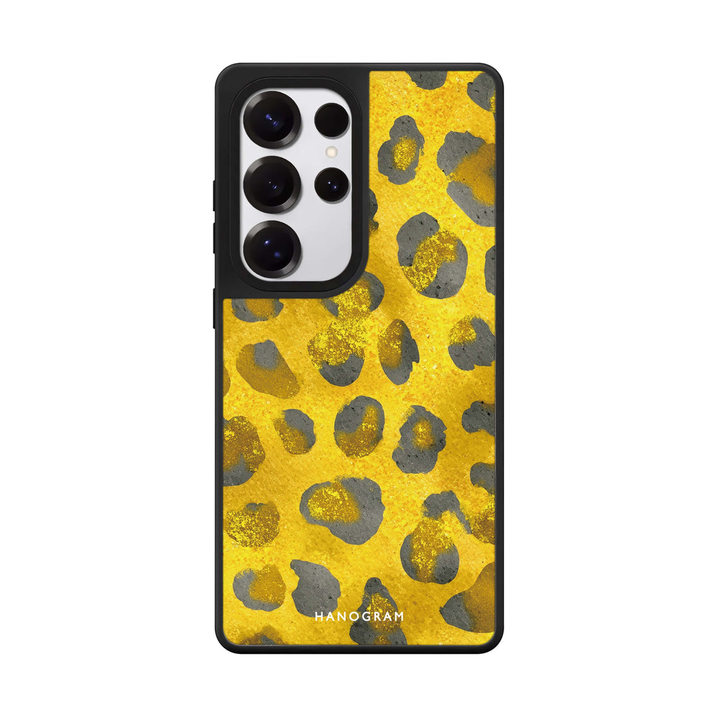 Golden Luxe Leopard 鏡面手機殼