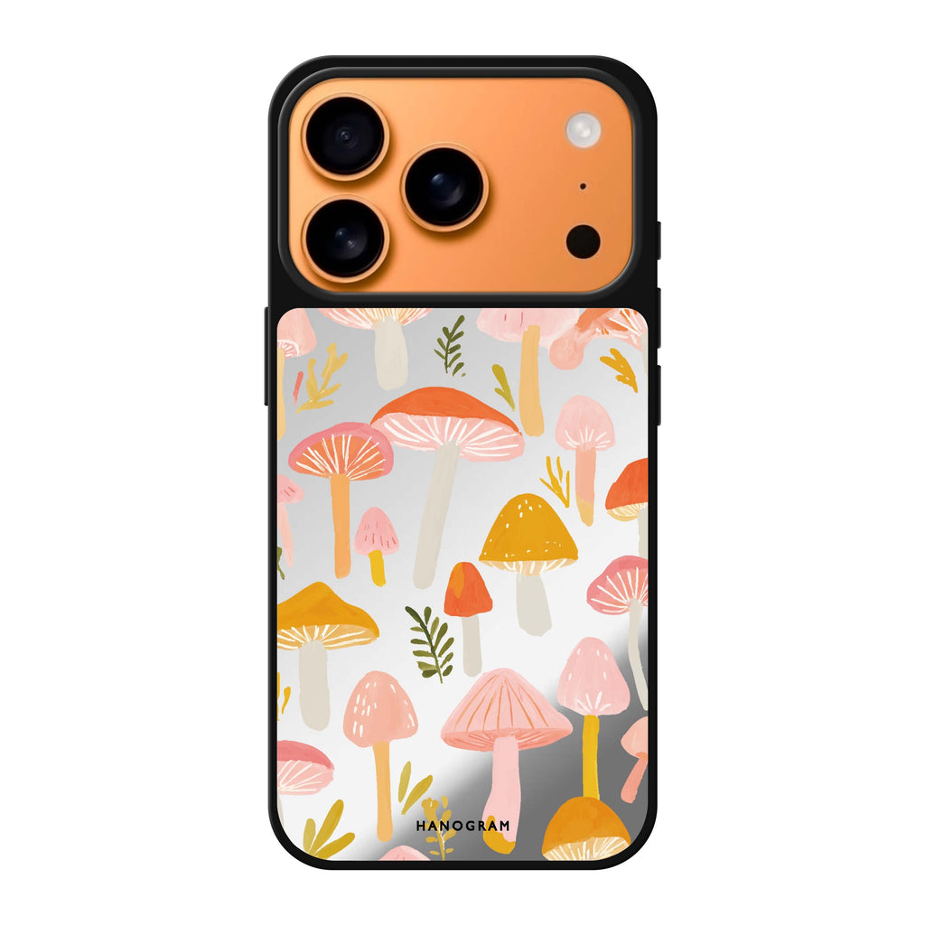 Blushing Mushrooms 蘑菇 iPhone 17 Pro Max 鏡面手機殼主圖