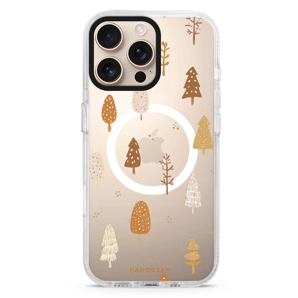 Holiday Doodles Magsafe 兼容水晶透明保護殼