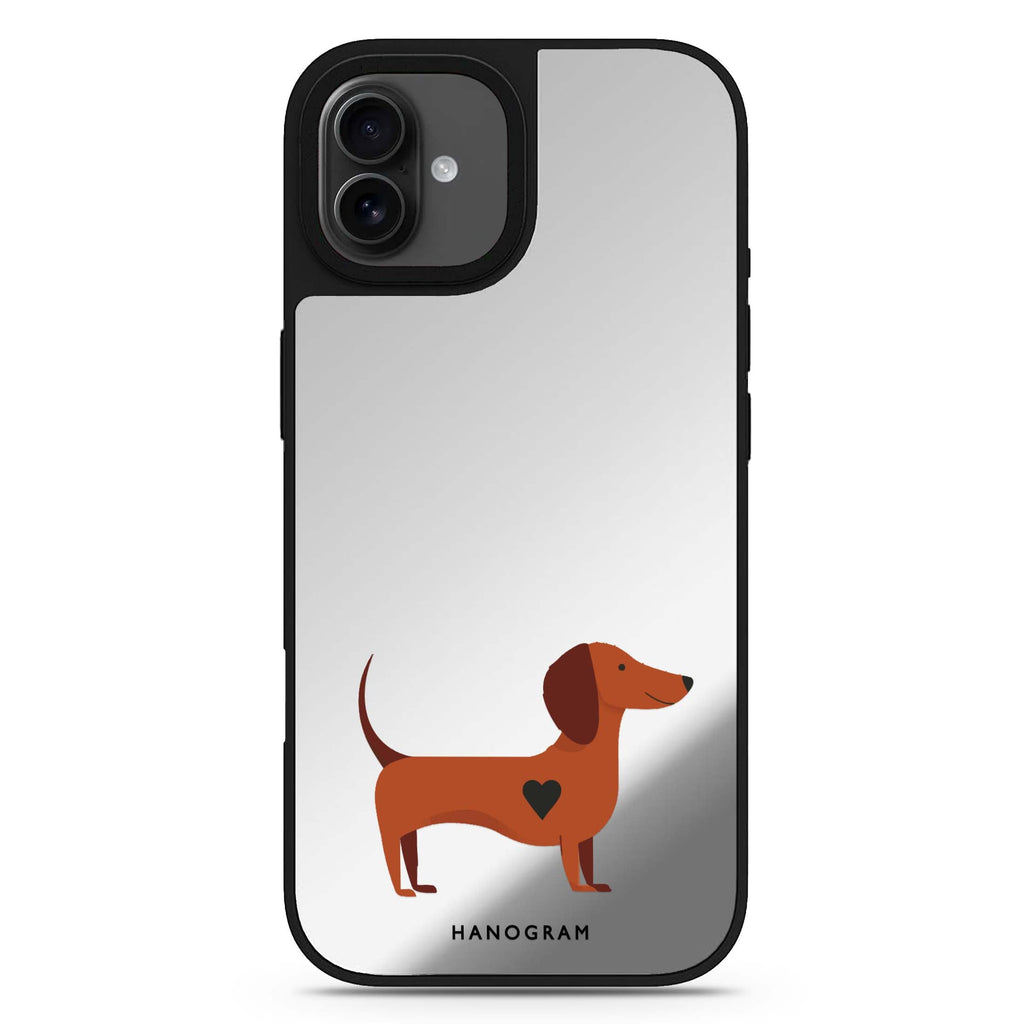 Little Longbody Love iPhone 17 愛心鏡面手機殼 主圖設計