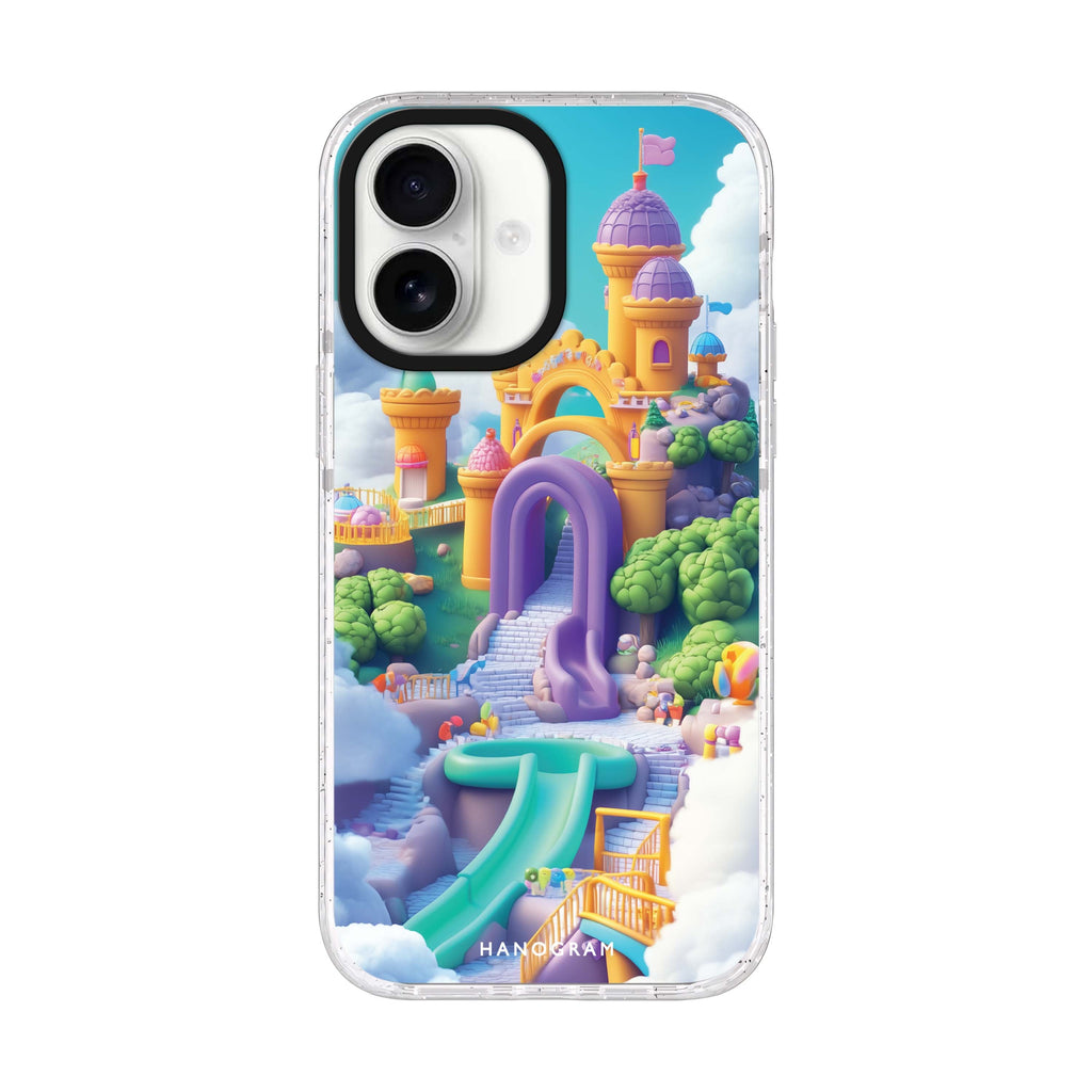 Mystic Playground iPhone 17 水晶透明保護殼正面展示