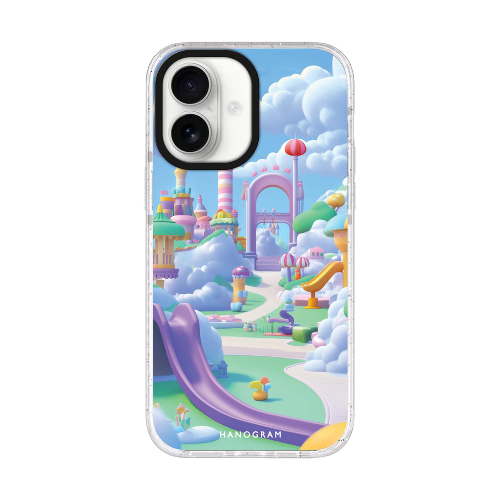 Skybound Adventure iPhone 17 水晶透明保護殼正面展示