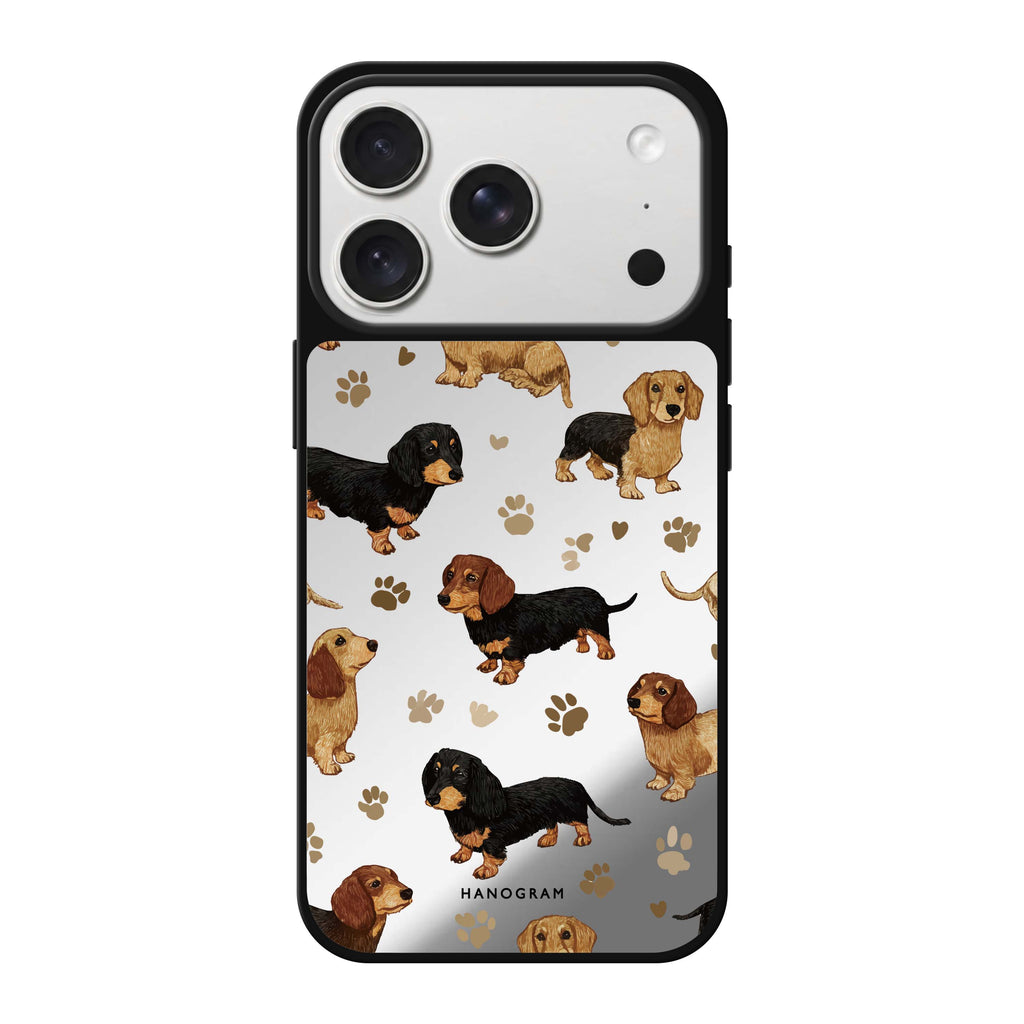 Pawprints of Love 鏡面手機殼