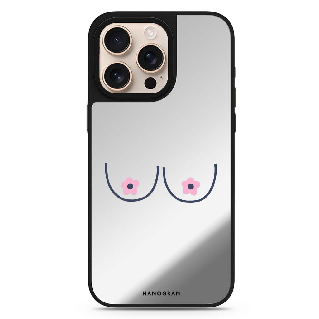 Floral Breast 鏡面手機殼