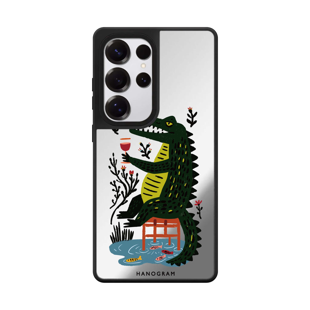 Crocodile in Still Life 鏡面手機殼
