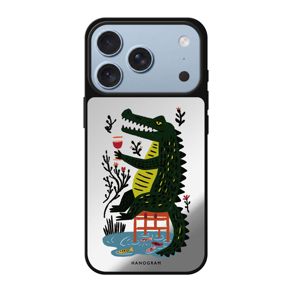 Crocodile in Still Life 鏡面手機殼