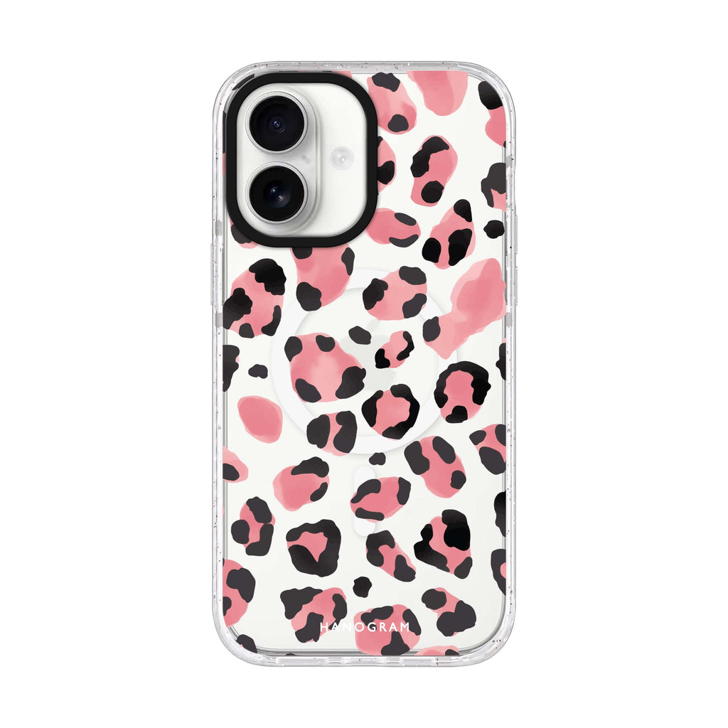 Spotted Glamour iPhone 17 水晶透明保護殼正面展示