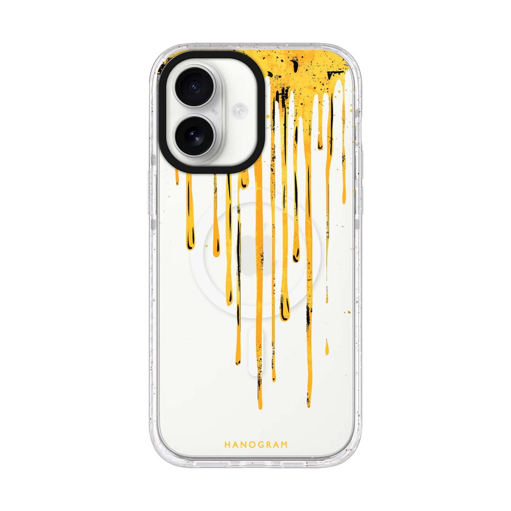 Opulent Flow iPhone 17 水晶透明保護殼正面展示