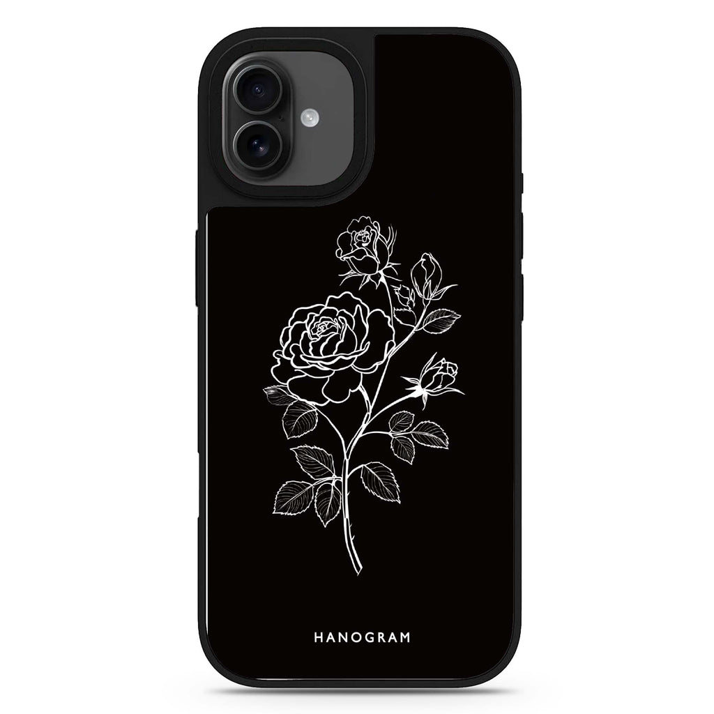 Trinity Rose iPhone 17 花卉鏡面手機殼 主圖設計
