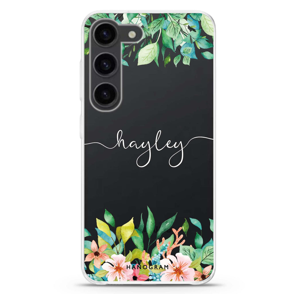 Floral Imagination Samsung Galaxy 水晶透明保護殼