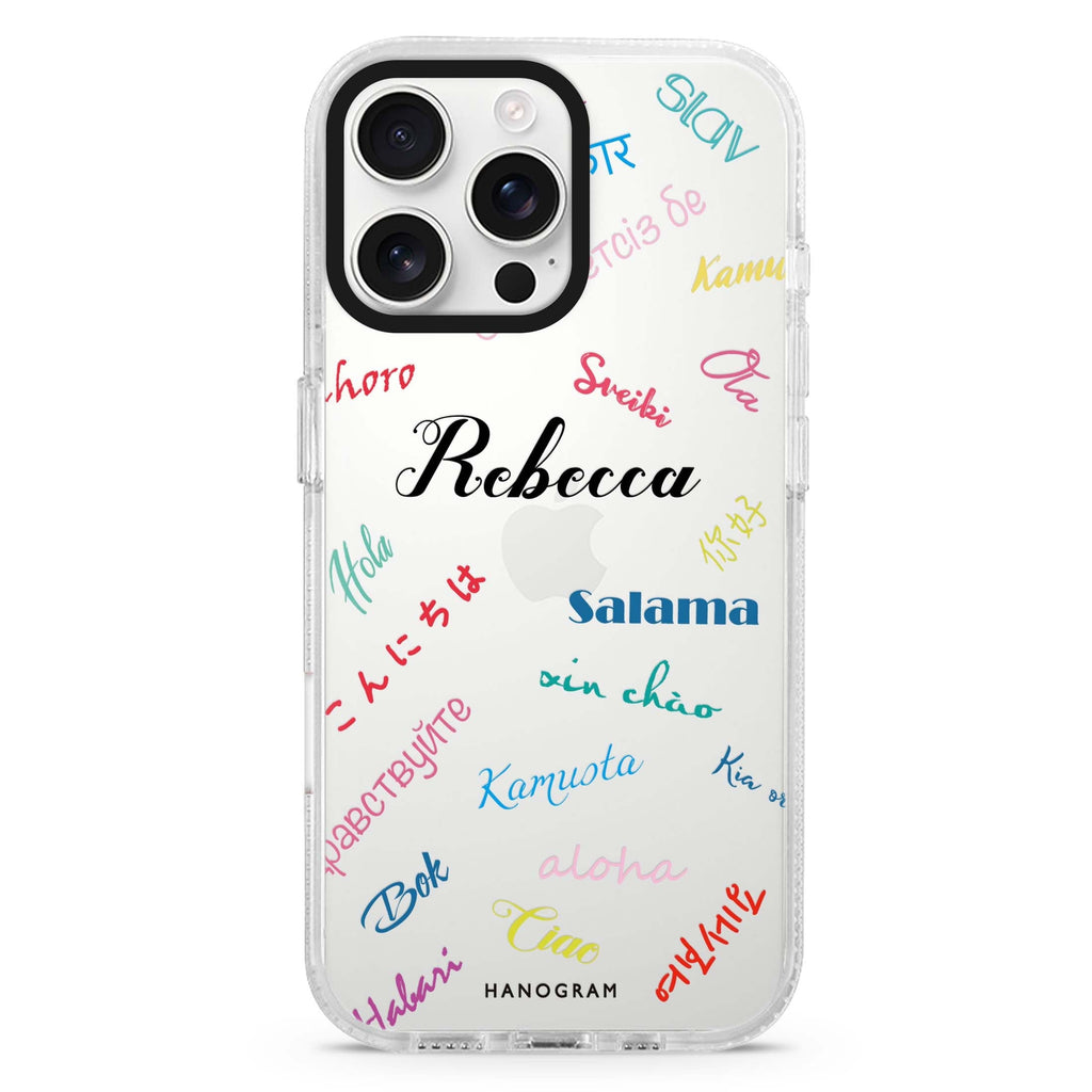 Hello Wrold iPhone 16 Pro & 16 Pro Max Case - Personalized and Stylish Protection