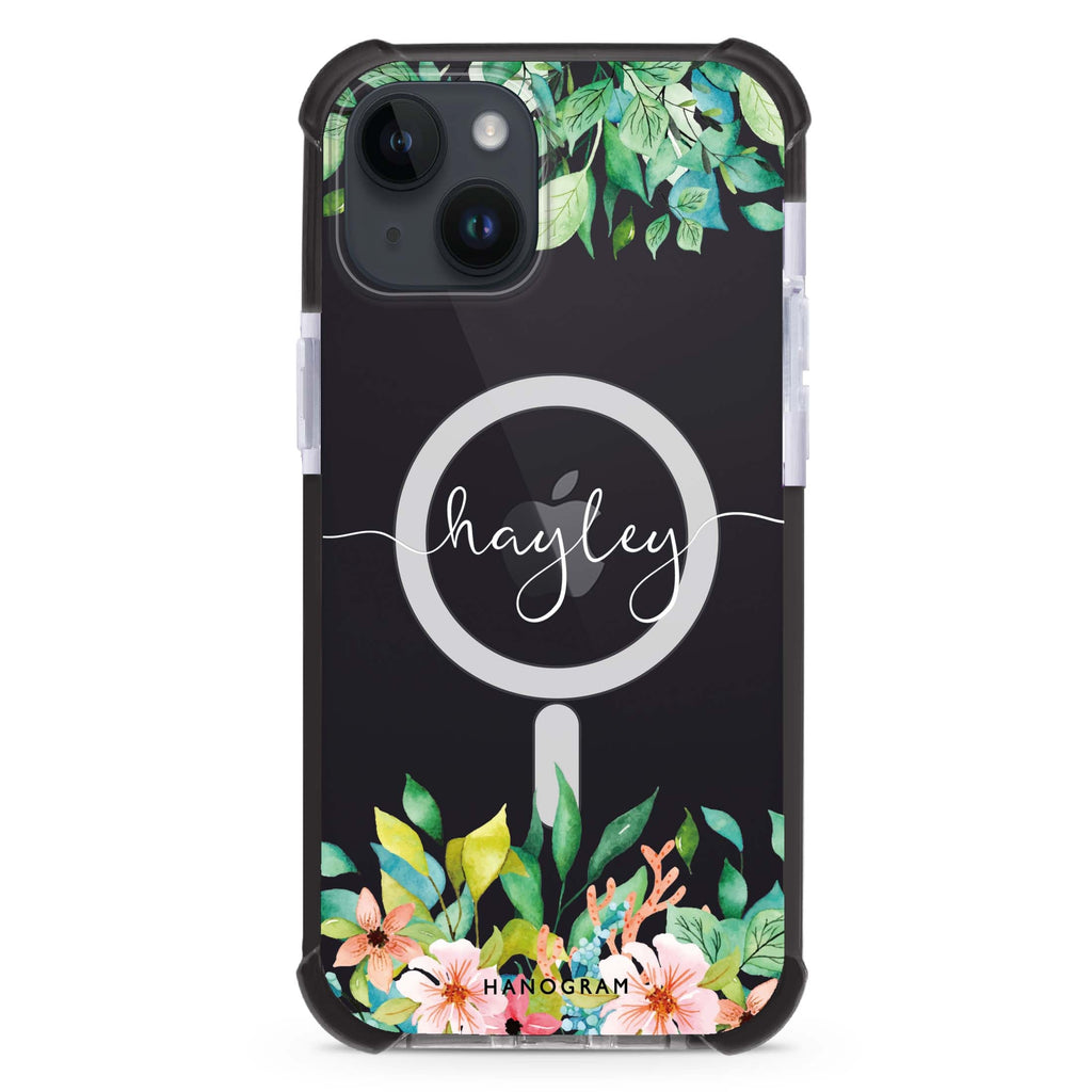 Floral Imagination iPhone 15 Plus Magsafe 兼容超強防摔保護殼