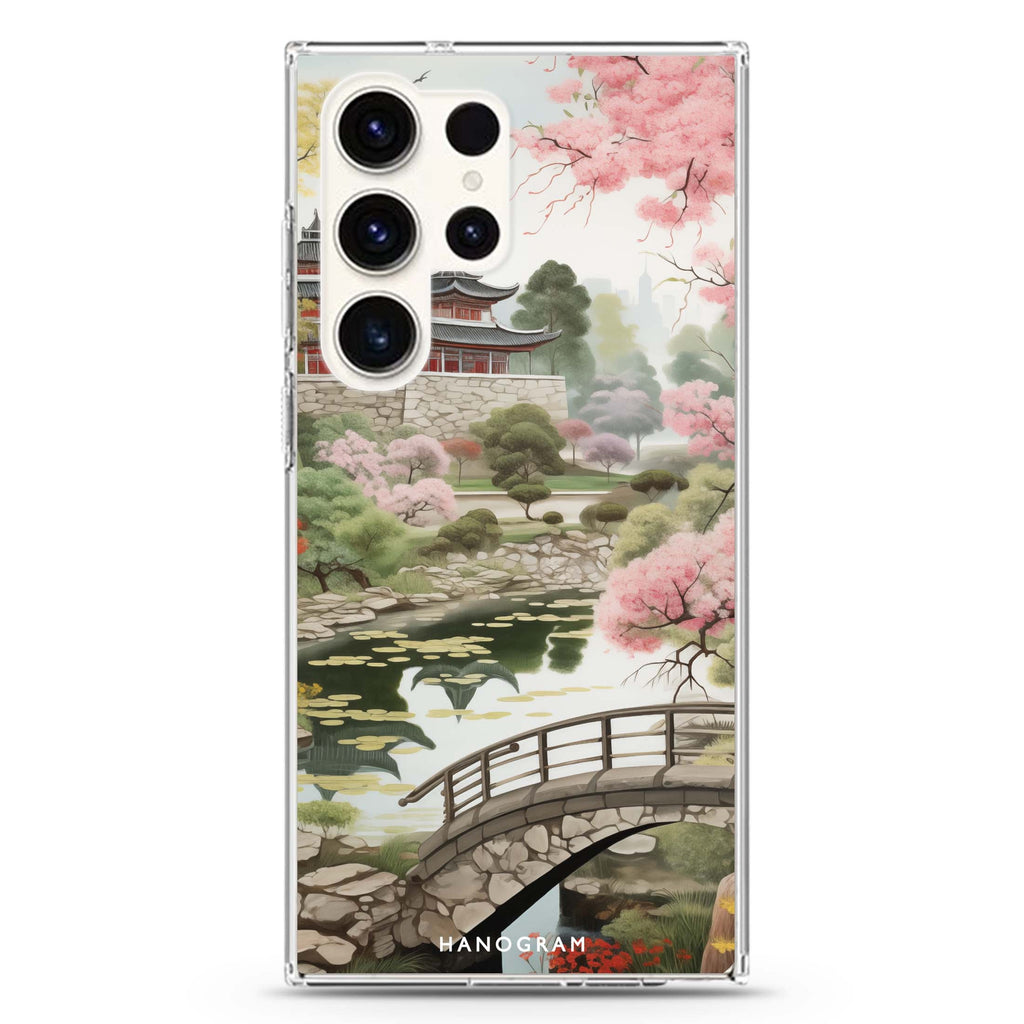 Pagoda Serenity Samsung Galaxy Ultra 透明保護殼，適用 S26/S25/S24/S23 Ultra，圖1