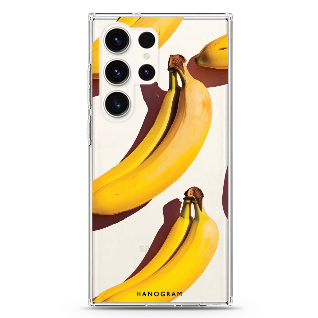 Endless Yellow Samsung Galaxy Ultra 透明保護殼，適用 S26/S25/S24/S23 Ultra，圖1