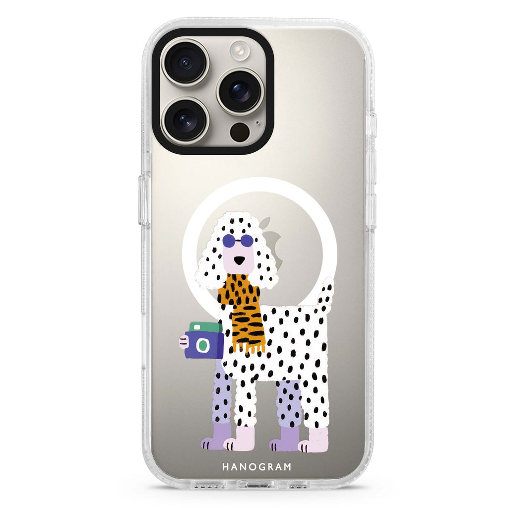 Shutter Pup Magsafe 兼容水晶透明保護殼