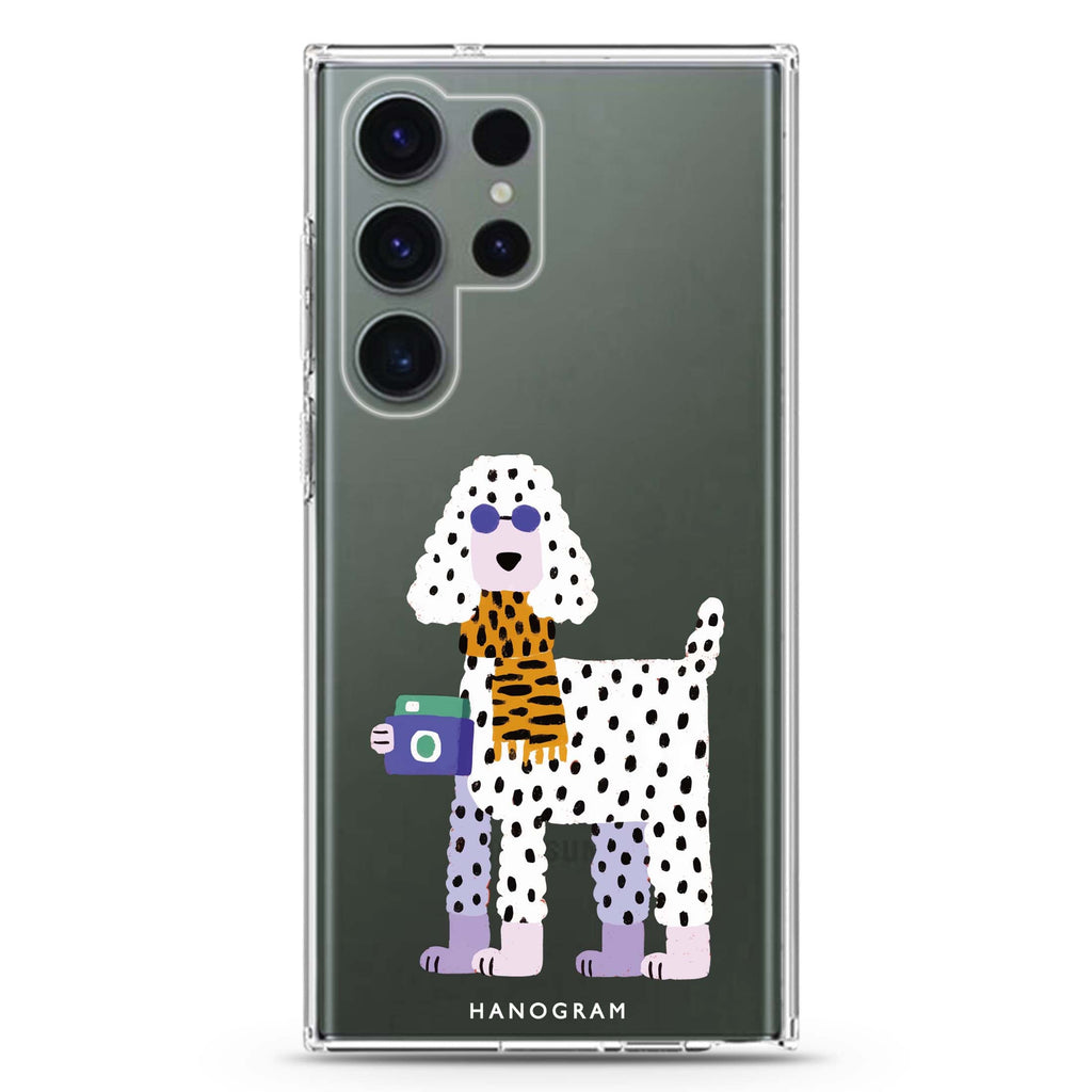 Shutter Pup Samsung Galaxy Ultra 透明保護殼，適用 S26/S25/S24/S23 Ultra，圖1