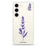 Lavender Form Samsung Galaxy 水晶透明保護殼