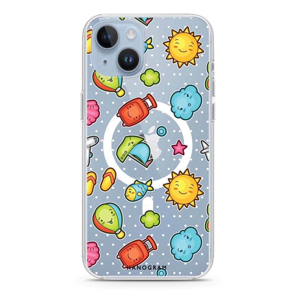 Animagic Adorables iPhone 14 Magsafe 兼容水晶透明保護殼