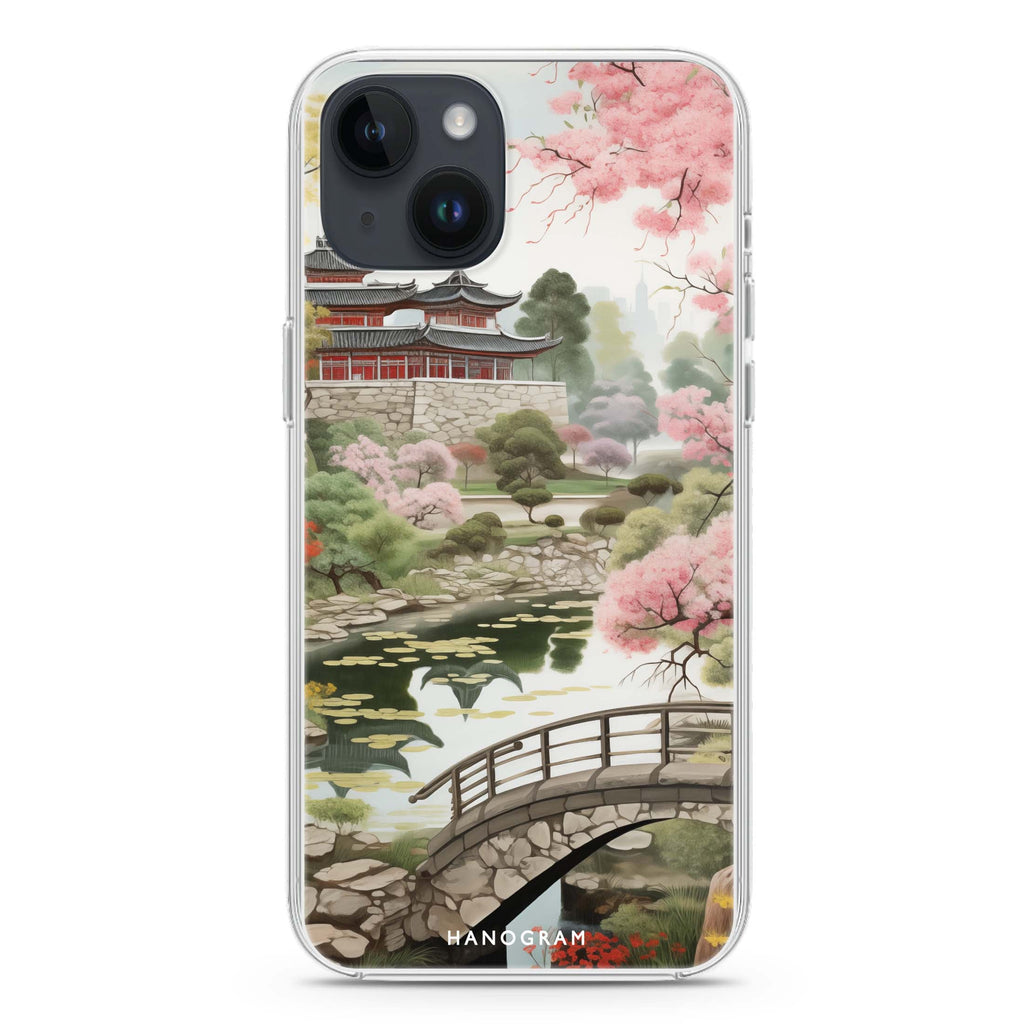 Pagoda Serenity iPhone 14 Plus Magsafe 兼容水晶透明保護殼