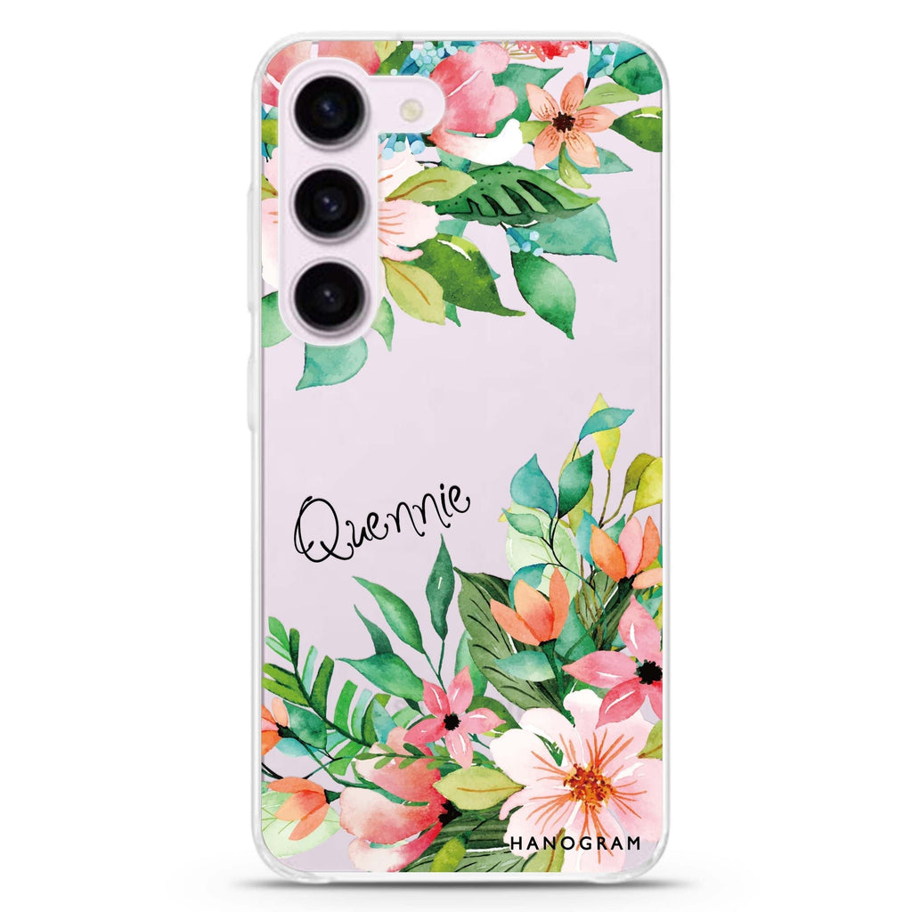 Flower Inspiration Samsung Galaxy 水晶透明保護殼