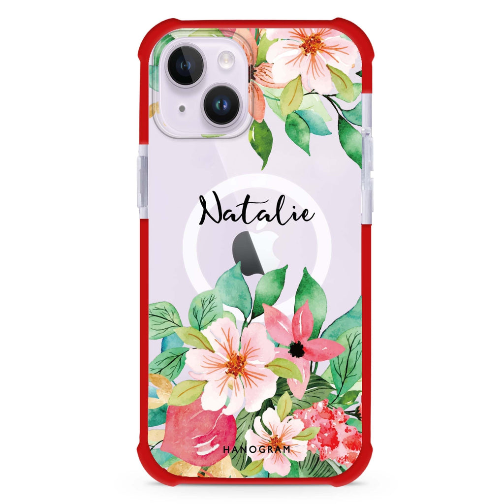 Floral Life iPhone 15 Plus Magsafe 兼容超強防摔保護殼