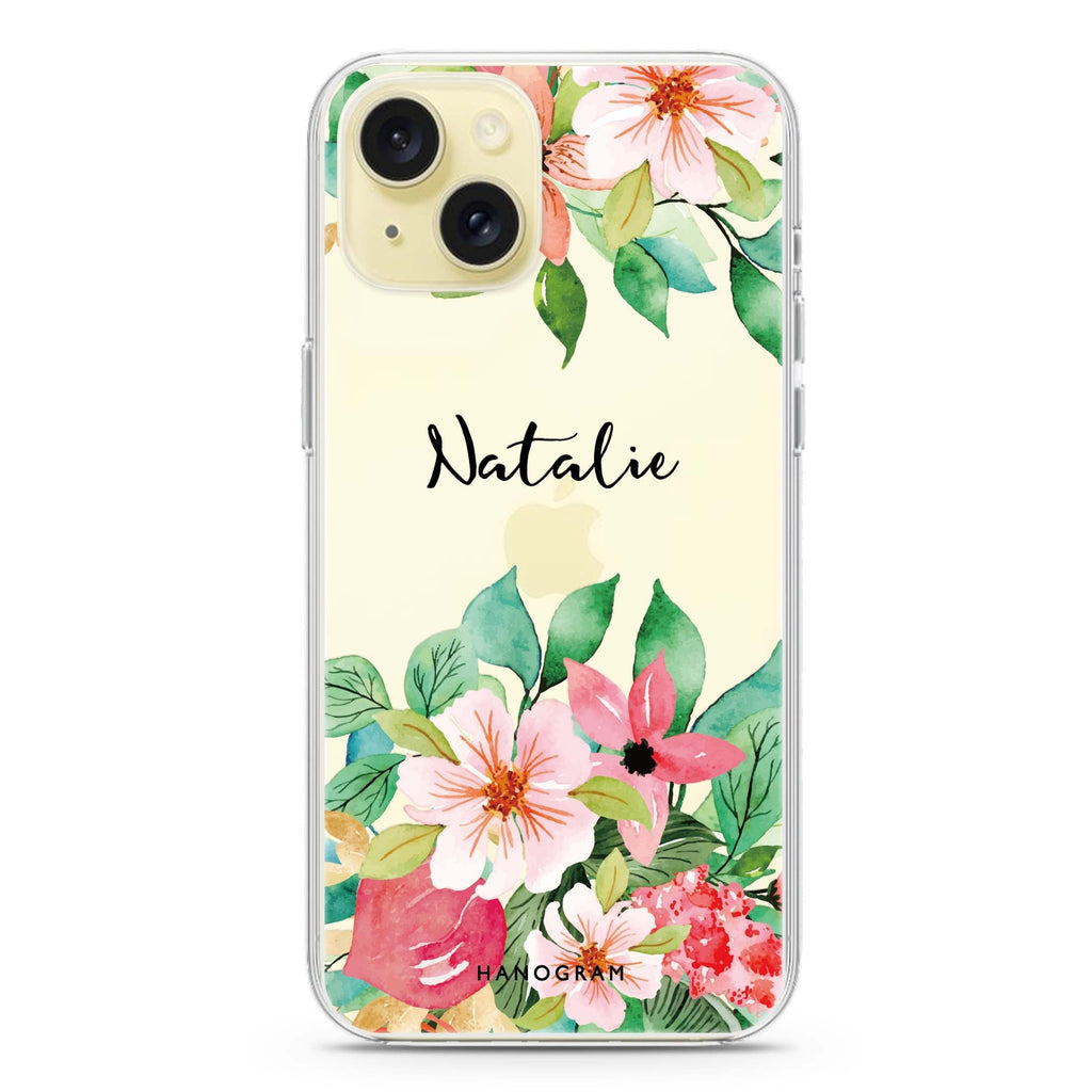 Floral Life iPhone 15 水晶透明保護殼