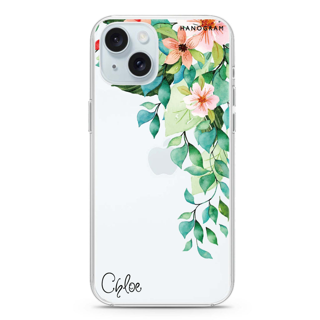 Secret Flower iPhone 15 水晶透明保護殼