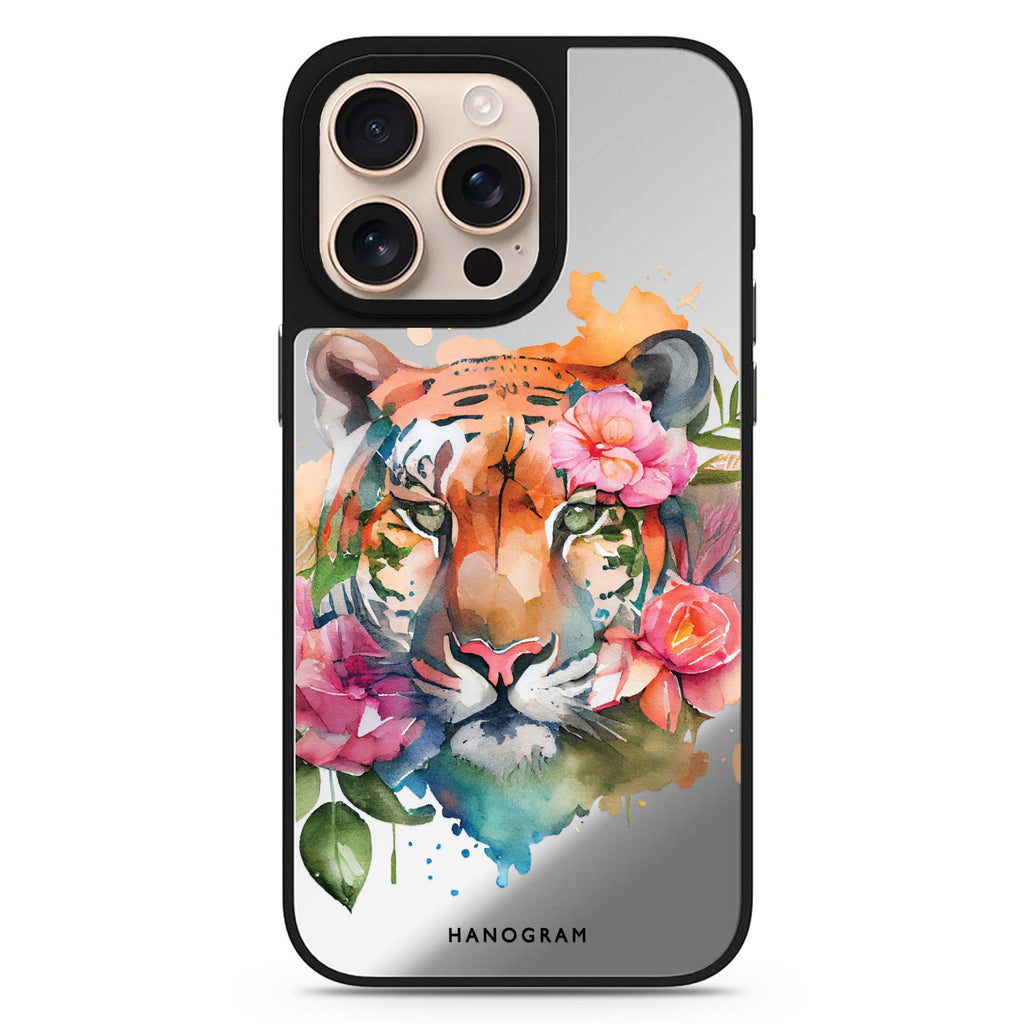 Floral Tiger 鏡面手機殼