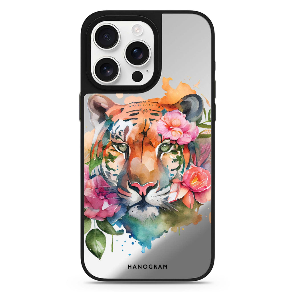 Floral Tiger 鏡面手機殼