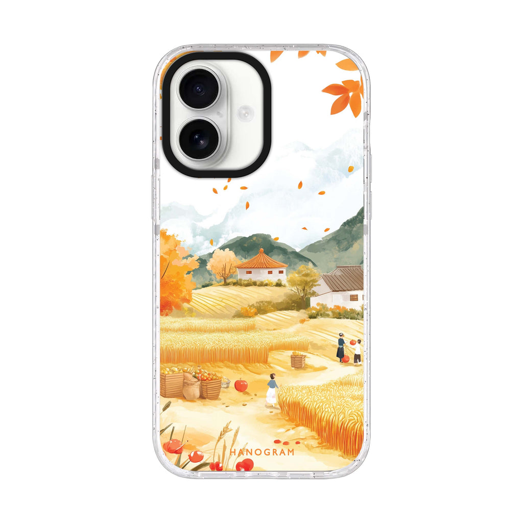 Golden Equinox iPhone 17 水晶透明保護殼正面展示