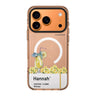 Mimosa I iPhone 17 Pro Max MagSafe 水晶透明保護殼 花卉圖案設計 可自訂名字 圖1