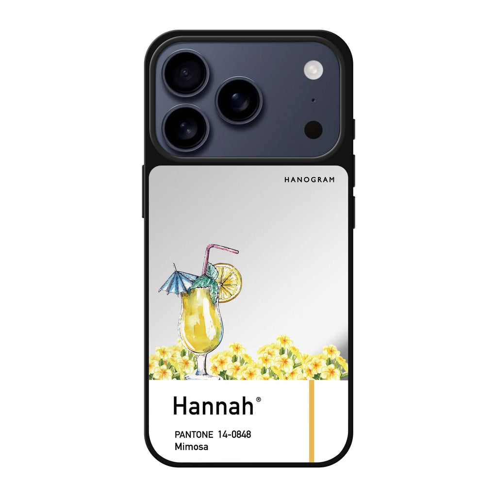 Mimosa I 黃色花卉 iPhone 17 Pro Max 鏡面手機殼主圖