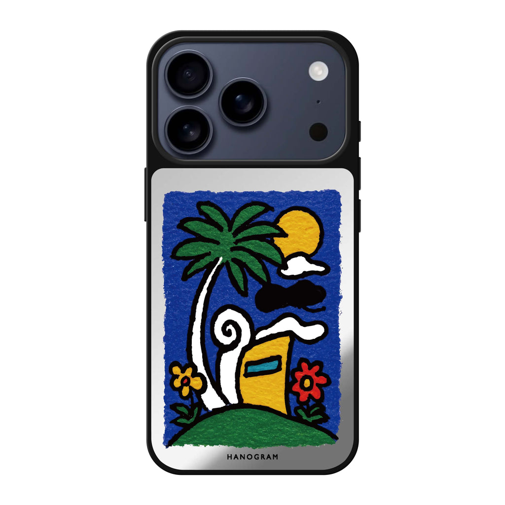 Golden Sun Seal 金色太陽 iPhone 17 Pro Max 鏡面手機殼主圖